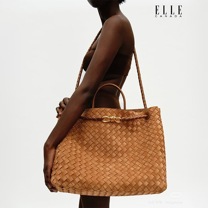 bottega veneta andiamo large woven tote bag #743575